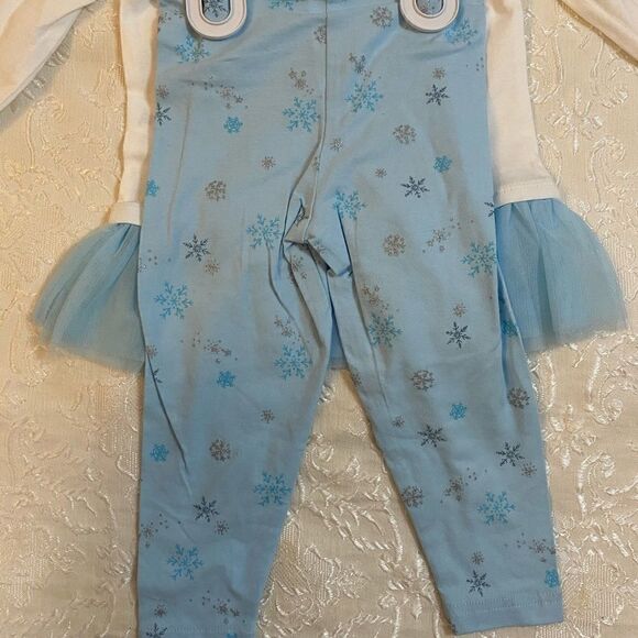 Carter’s 2 piece wish top & snowflake leggings set - Picture 7 of 12